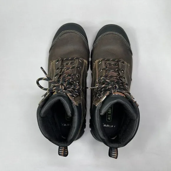 Ariat Men's Size 13‎ Treadfast 6 Waterproof Steel Toe Work Boots